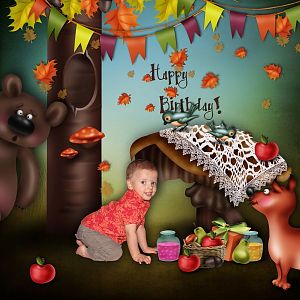 Autumn birthday party by OlgaUnger Designs