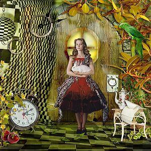 Kit Tea with Alice by GoldenSun Designs