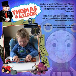 My little Thomas Fan