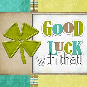 Good Luck card