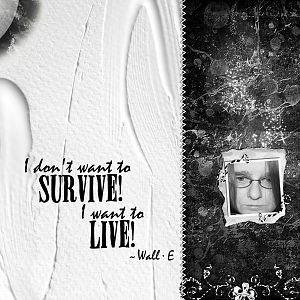 I dont want to survive - I want to Live!