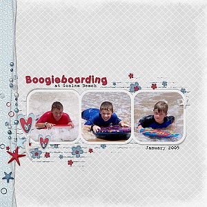 Boogieboarding at the Beach