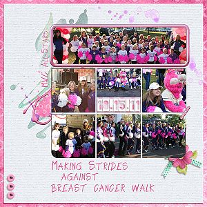 Making Strides Against Breast Cancer