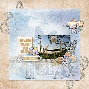 Relax Tranquility Collab by LorieM & Dawn Inskip