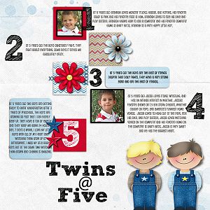 Twins At Five