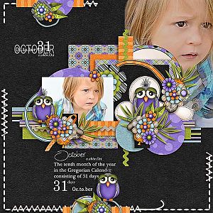 Who's Fooling Whooo by Jumpstart Designs & Stars of Halloween Template