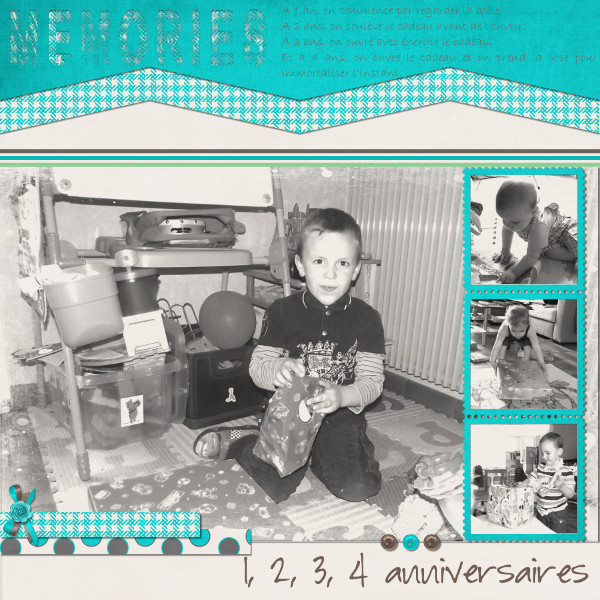 1, 2, 3, 4 anniversaires