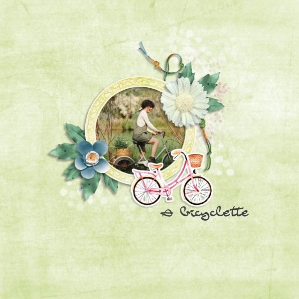A bicyclette
