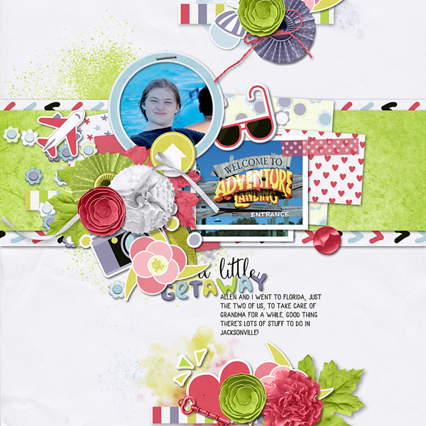 A Little Getaway - Jan 2020 Mojo Template Challenge