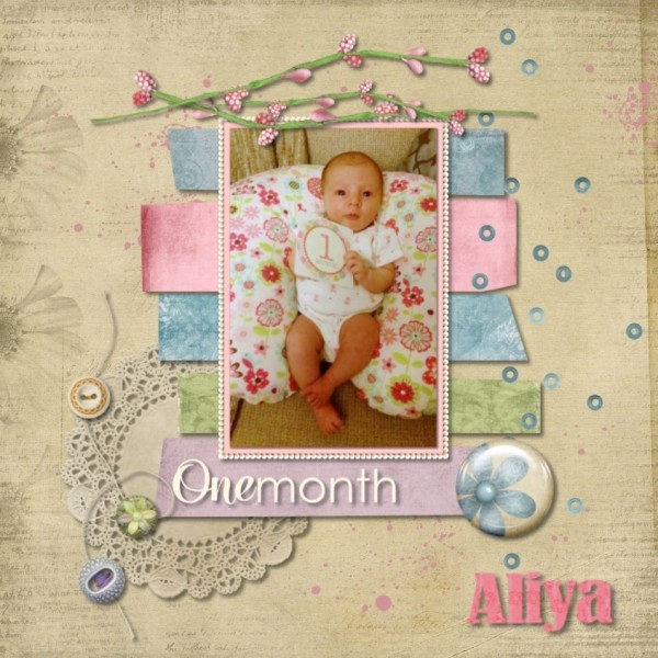 Aliya 1 month old