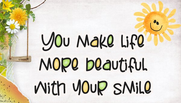 Beautiful Smile card