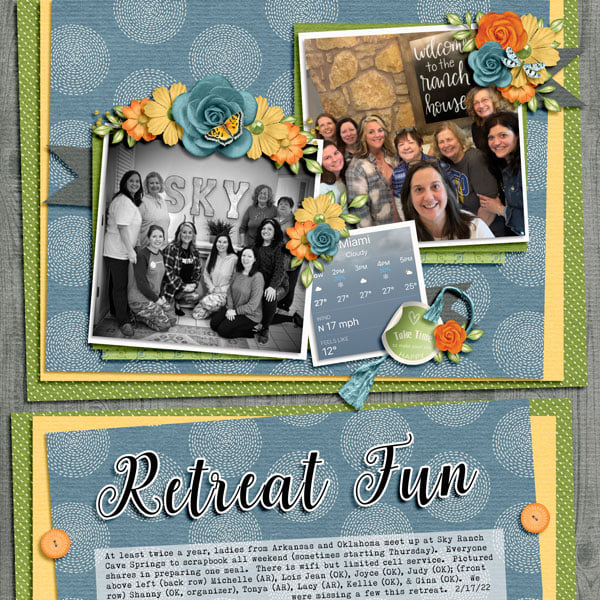 Bi-Annual Scrapbook Retreat 2.17.2022