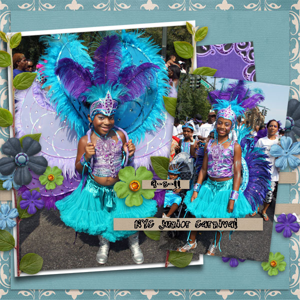 Blue & Purple Carnival Princesses