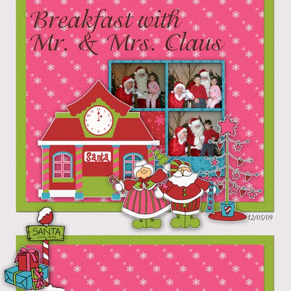 Breakfast with Mr and Mrs Claus