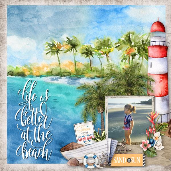 By the sea