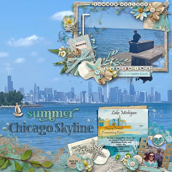 Chicago Skyline from Promontory Point
