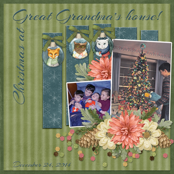 Chrsitmas at Great Grandma's house!