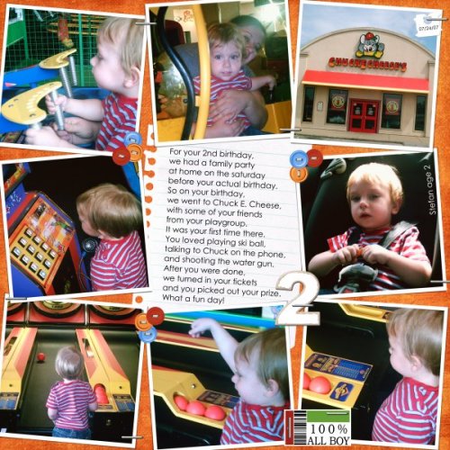 Chuck E. Cheese (2nd bday)