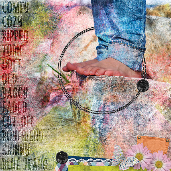 comfy cozy blue jeans