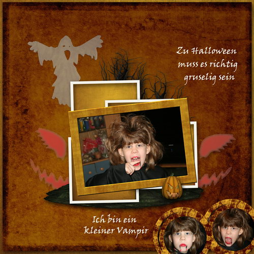 Creppy Halloween - Layout 4