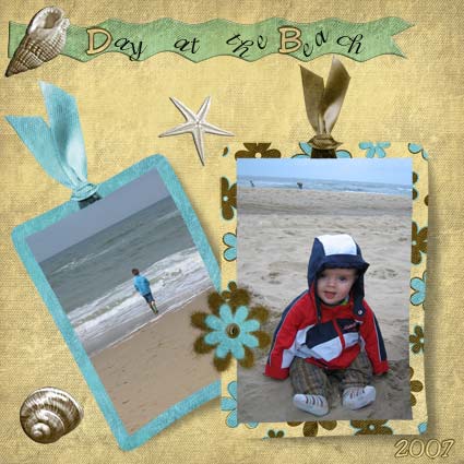day at the beach