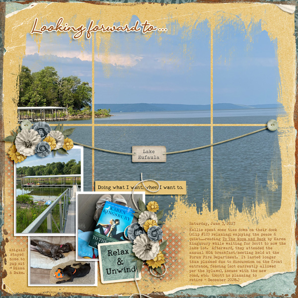 Dreaming about retirement at our lake lot/boat slip 6.3.2023