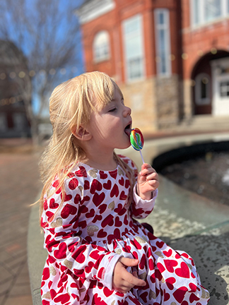 Elise With Lollipop Photo for Silhouette