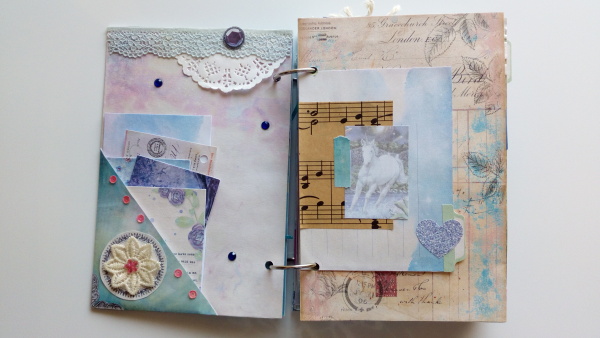 February 2021 Junk Journal Challenge - decorated tuck