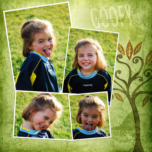 Goofy Fall soccer photos