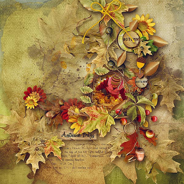 Happy Fall by Palvinka Designs