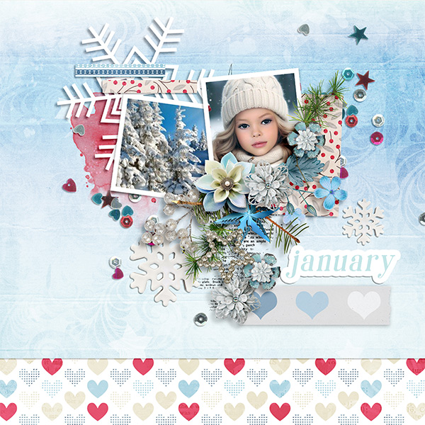 *Happy Monthly-January Collection +Free Template*