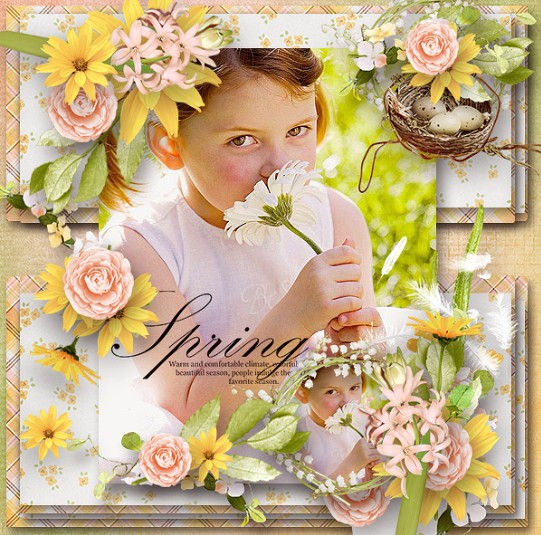 Hello Spring by Eudora Designs and Melanie(Miss Mel Templates)