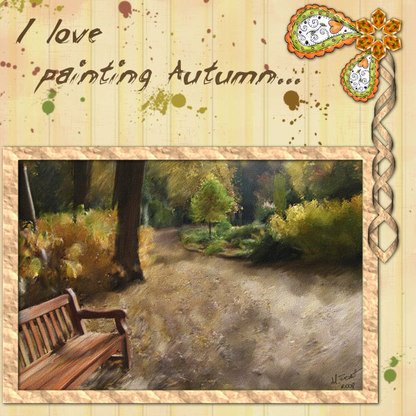 I love painting Autumn...