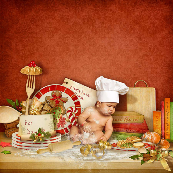 Kit Christmas Cooking by Fly Pixel Studio