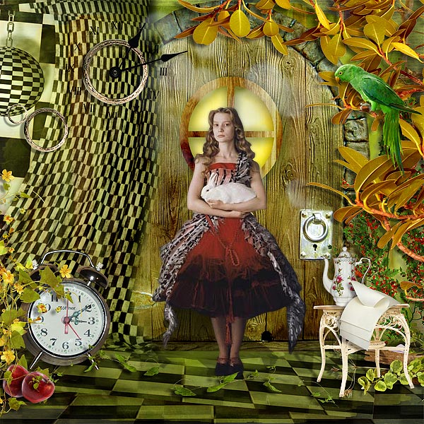 Kit Tea with Alice by GoldenSun Designs