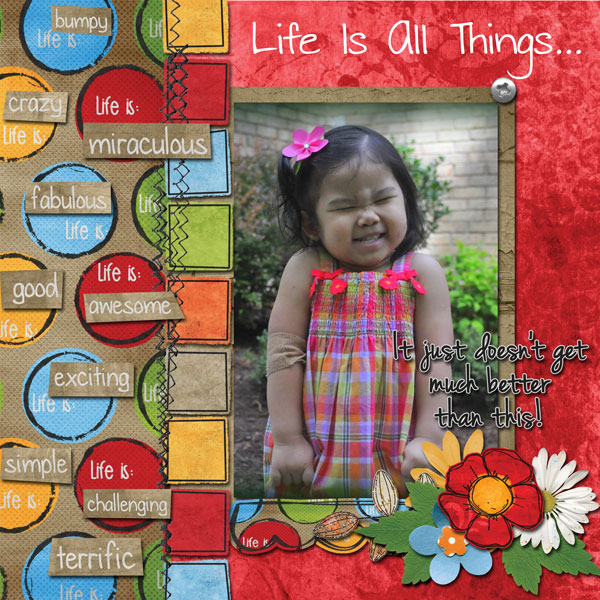 Life is All Things Fusion Collection by Created by Jill