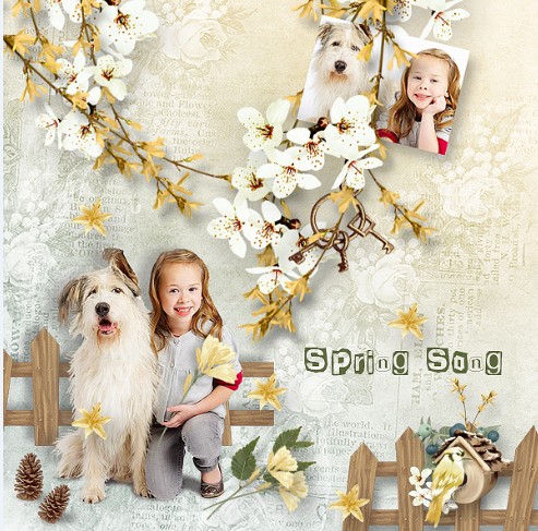 Natural Bloom February by Eudora Designs