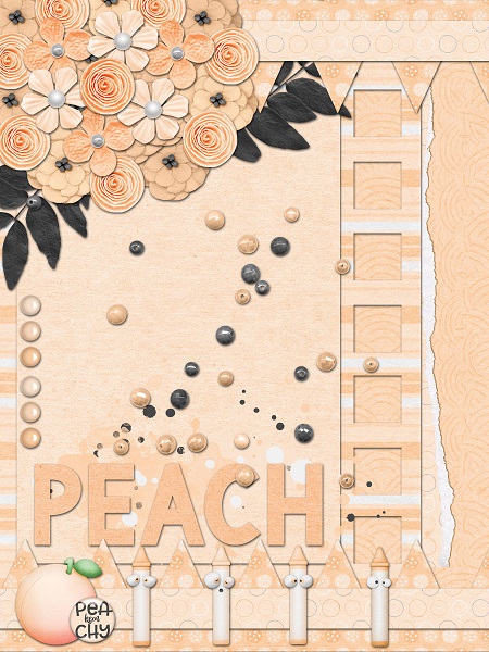 Peach Color Card