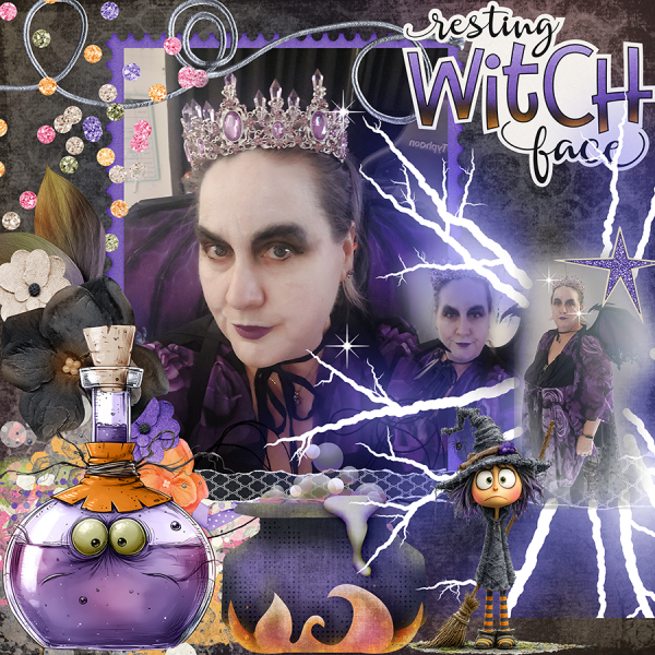 Resting Witch Face Halloween 2025