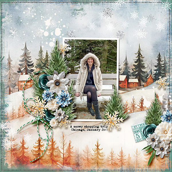 Snowy Shopping Trip