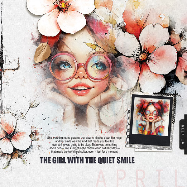 The girl with the quiet smile