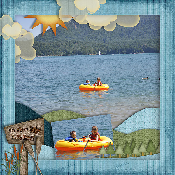 to the lake