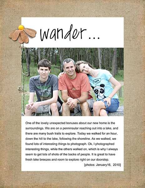 Wander, page 1