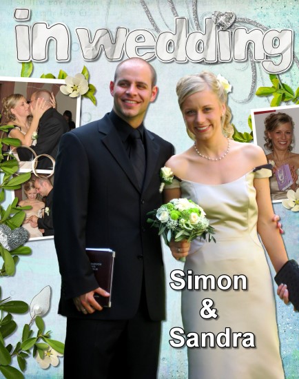 wedding newspaper cover