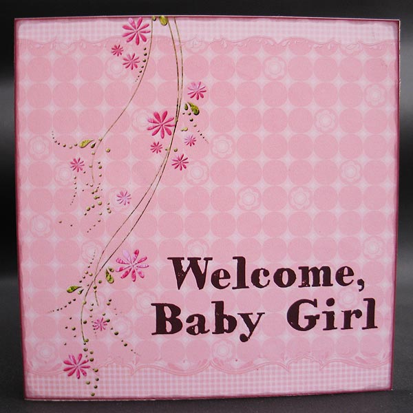 Welcome Baby Card