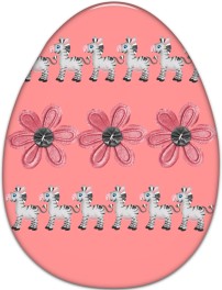 Zebras in Charge Easter Egg