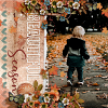 layout for beauty of autumn template