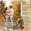 layout for beauty of autumn template