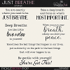 Just Breathe Sayings Pack