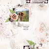 digital layout created by Lou using HERE & NOW | collection